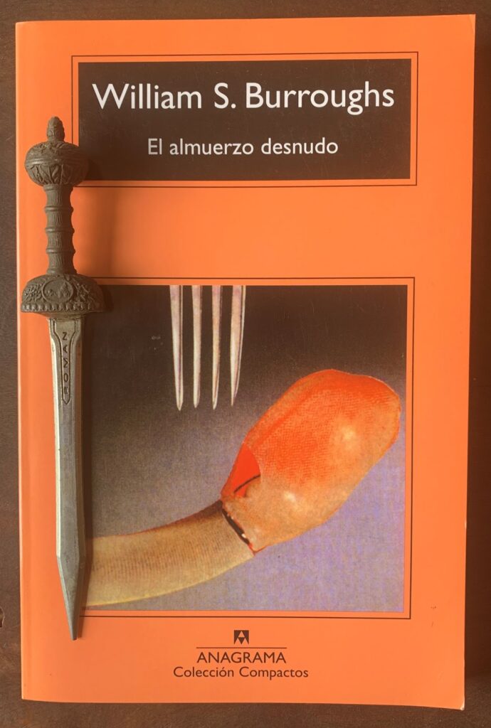 Portada de El almuerzo desnudo, de William S. Burroughs
