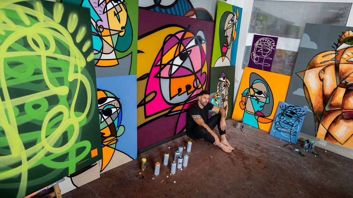 El pintor Belin se une a Cultura Inquieta y Untitled Gallery en un proyecto para vivir el arte en directo