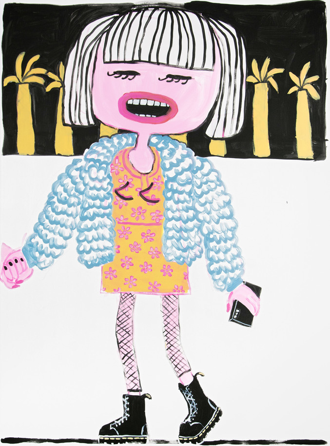 Happy Girl, de Katherina Arnd. Galería Ting Ting Art Space.