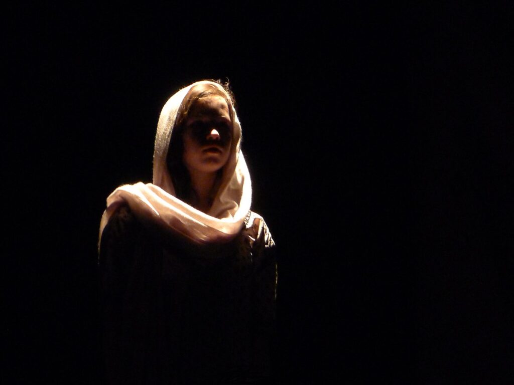 Representación de la pieza teatral Incendies.