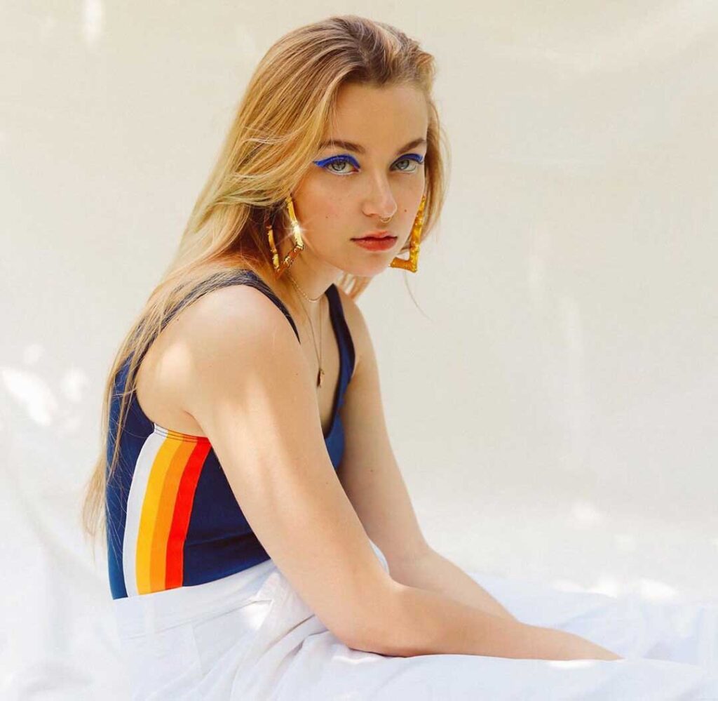 La actriz y ahora también cantante Irene Ferreiro.