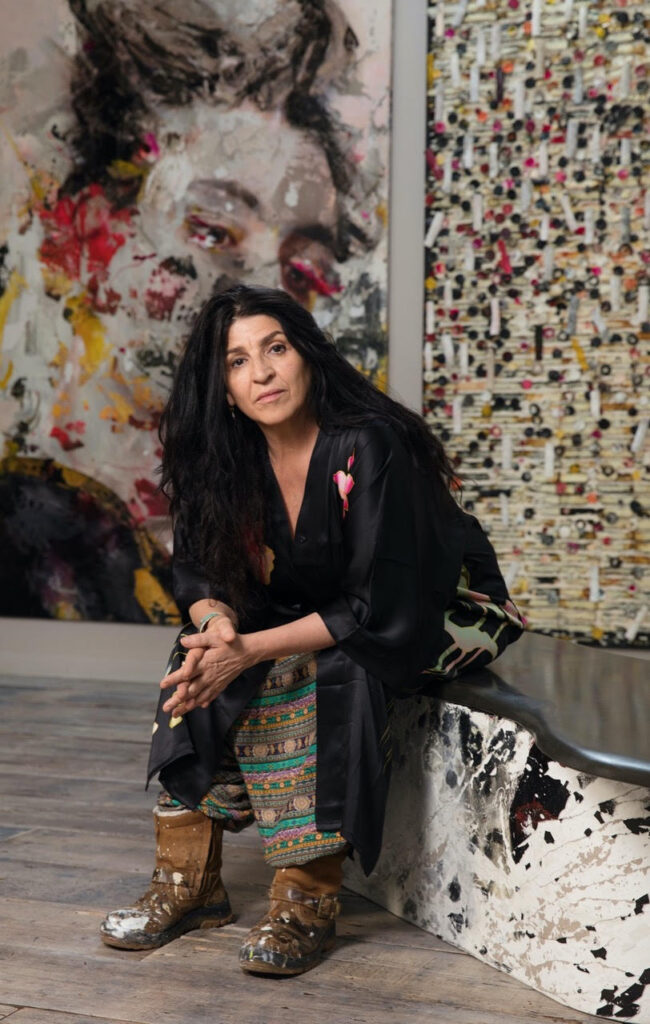 Lita Cabellut . Fotografía de Lluc Queralt.