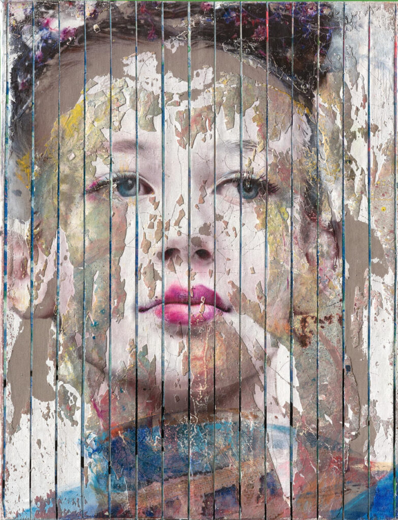 Retrato niña. Onoquiles 2. Oleo sobre lienzo. 130 x 100 cm. Cortesía Opera Gallery.