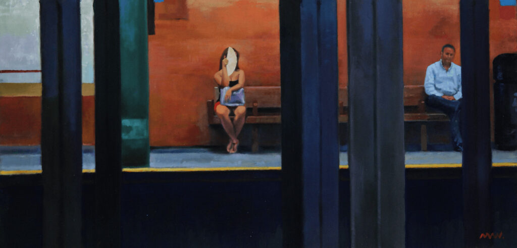 Signals, Óleo sobre tabla, Nigel Van Wyeck
