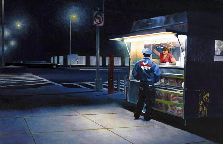 Thief, Óleo sobre lienzo, Nigel Van Wyeck