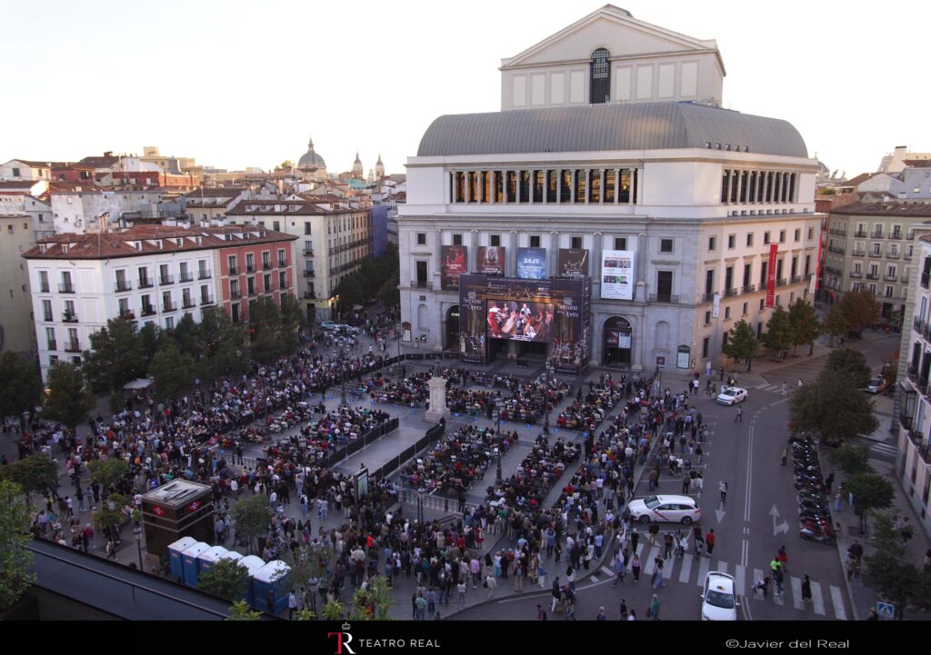 El Teatro Real, epicentro de la ópera en Madrid.