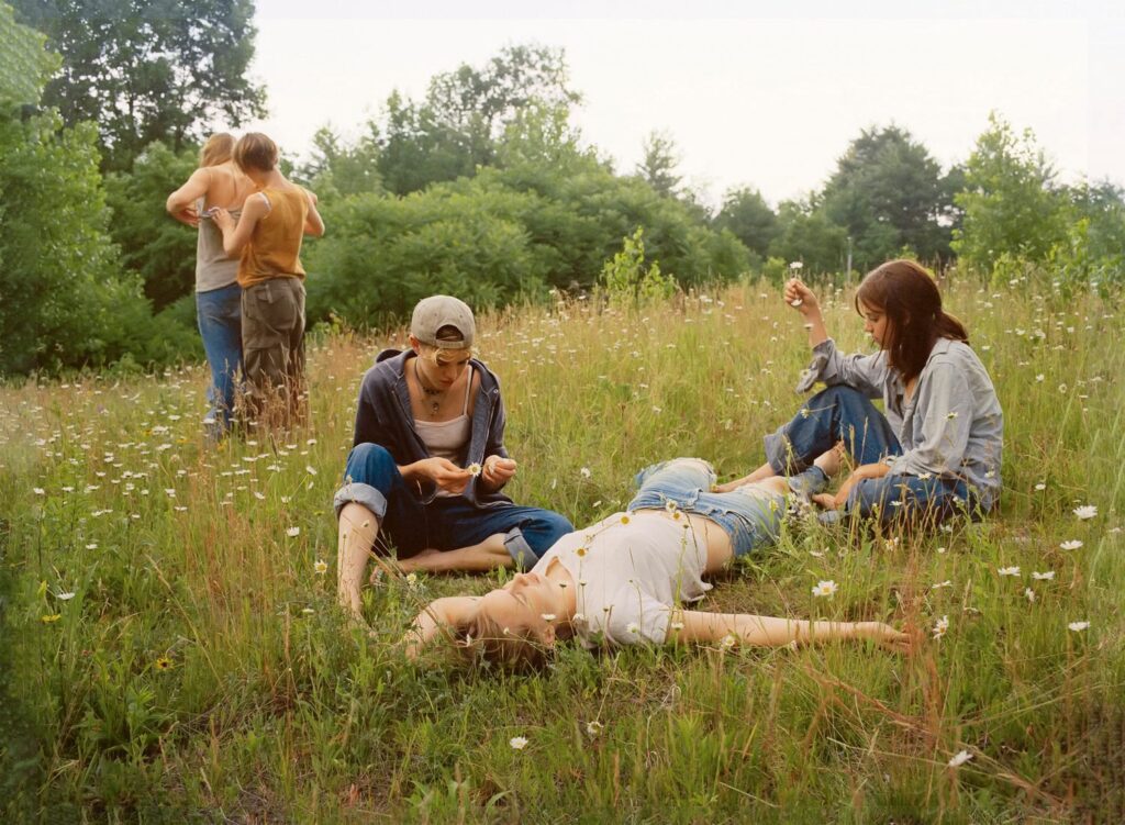 "Daisy Chain" from "Girl Pictures" (Aperture, 2020) © Justine Kurland