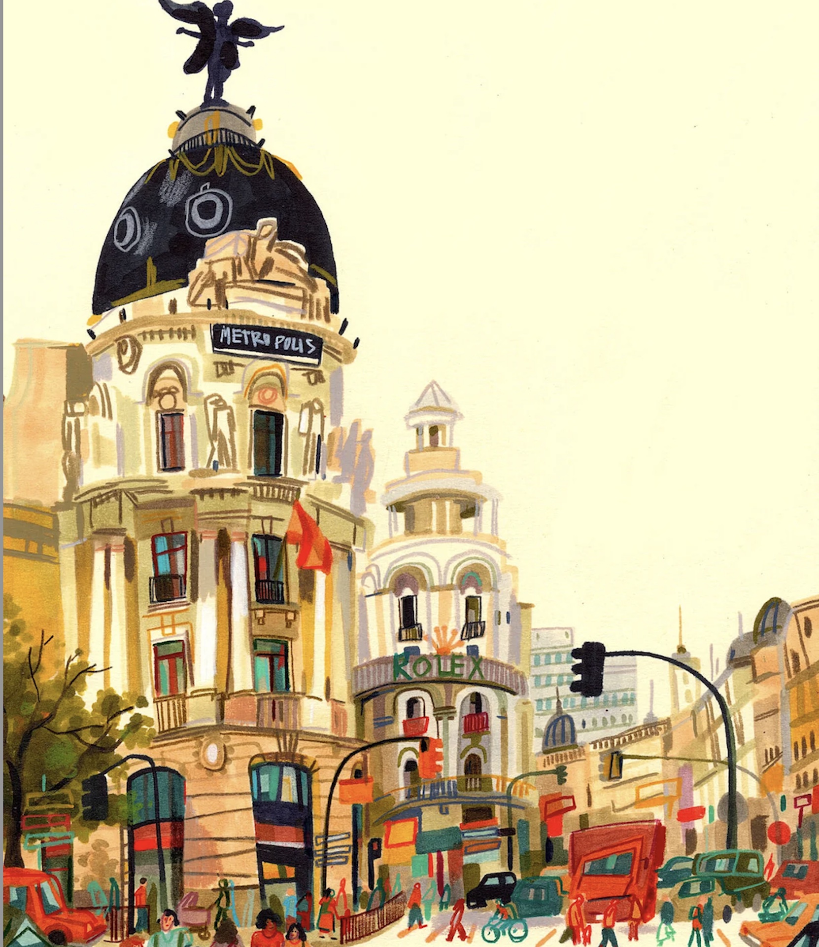 Las ciudades del mundo en las ilustraciones de Sarah Mari Shaboyan
