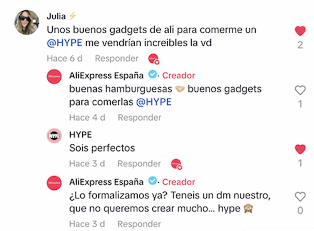 Comentarios en una publicación de Aliexpress, vía Aliexpress.