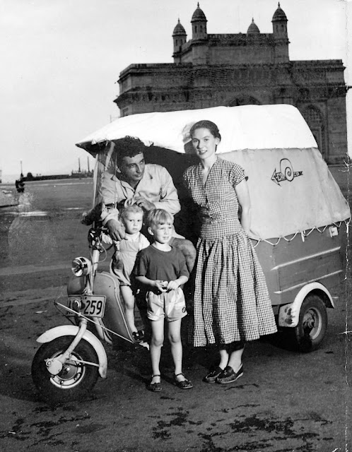 Familia Montin, viaje en scooter de Sídney a París