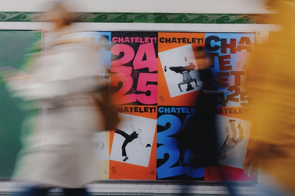 Pósters de un diseño de Base Design para Théâtre du Châtelet