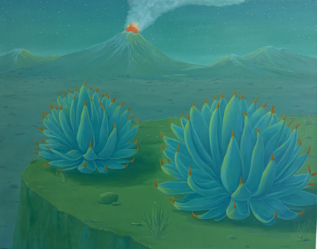 Dos agaves.