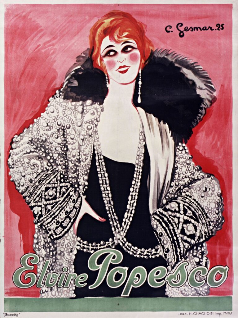 Elvire Popesco, por Charles Gesmar, 1925