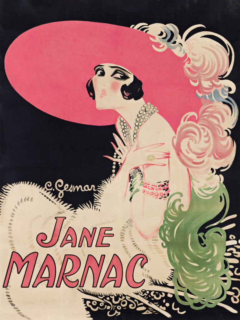 Jane Marnac por Charles Gesmar, 1920
