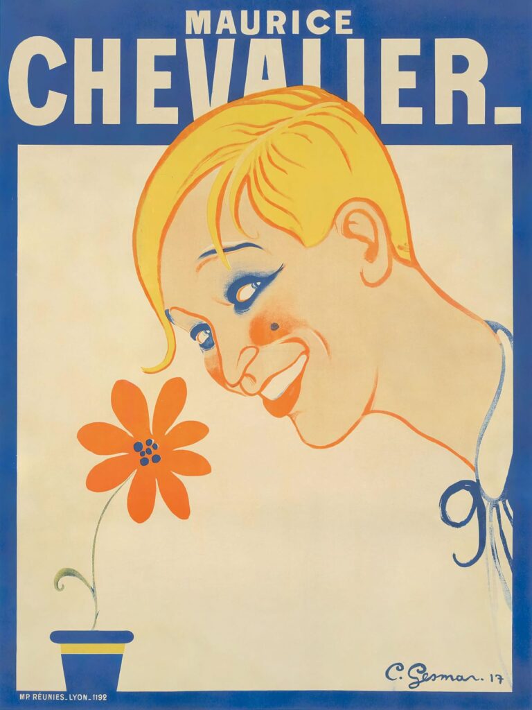 Maurice Chevalier por Charles Gesmar, 1917