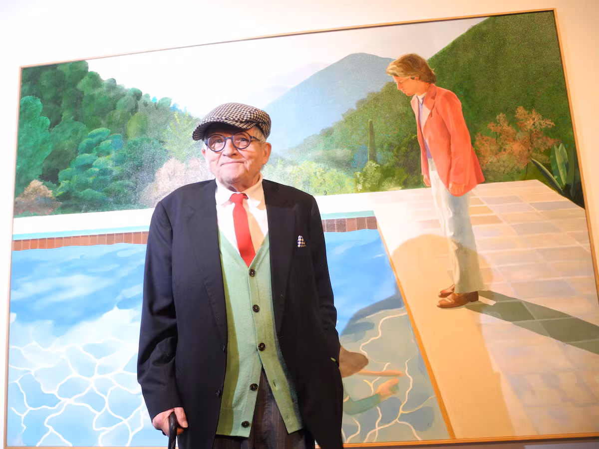 David Hockney en el Museo Metropolitano de Arte de Nueva York