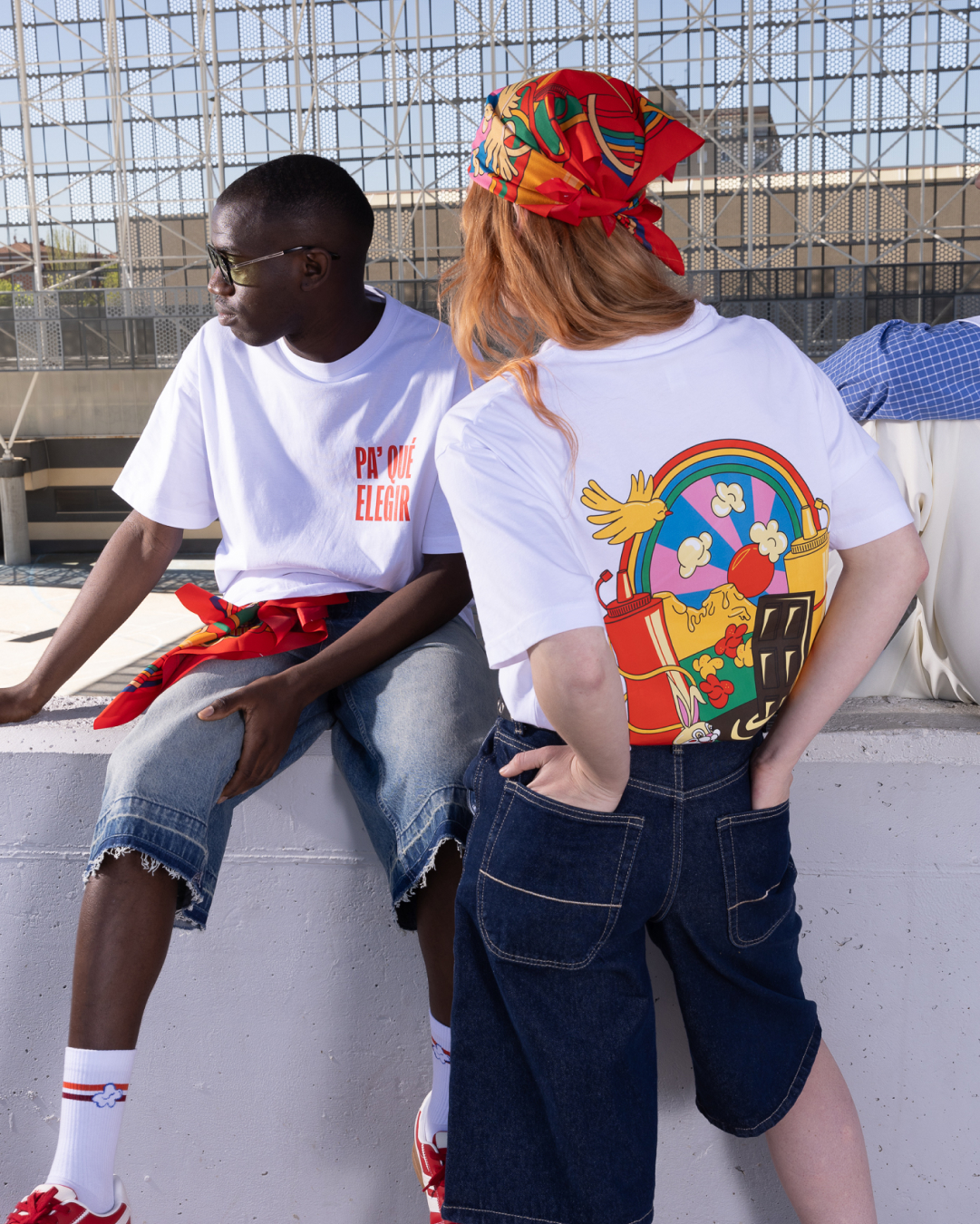 Shooting de la colección cápsula de ropa para Palomitas Risi