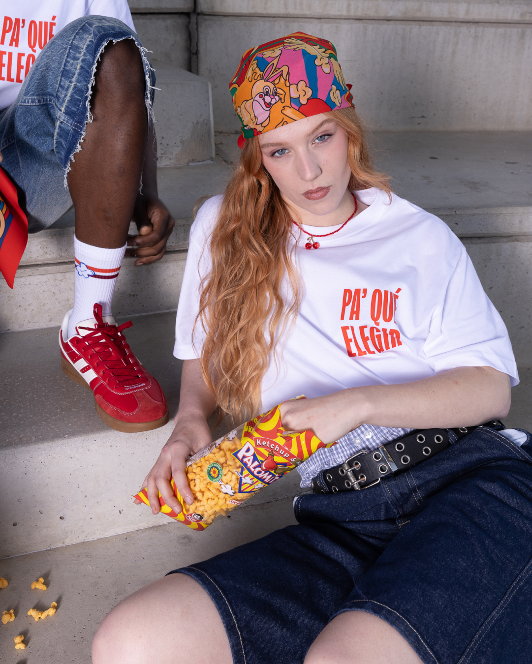 Shooting de la colección cápsula de ropa para Palomitas Risi